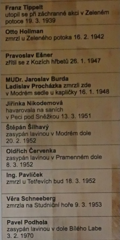 ...seznam obětí Krkonoš 4...